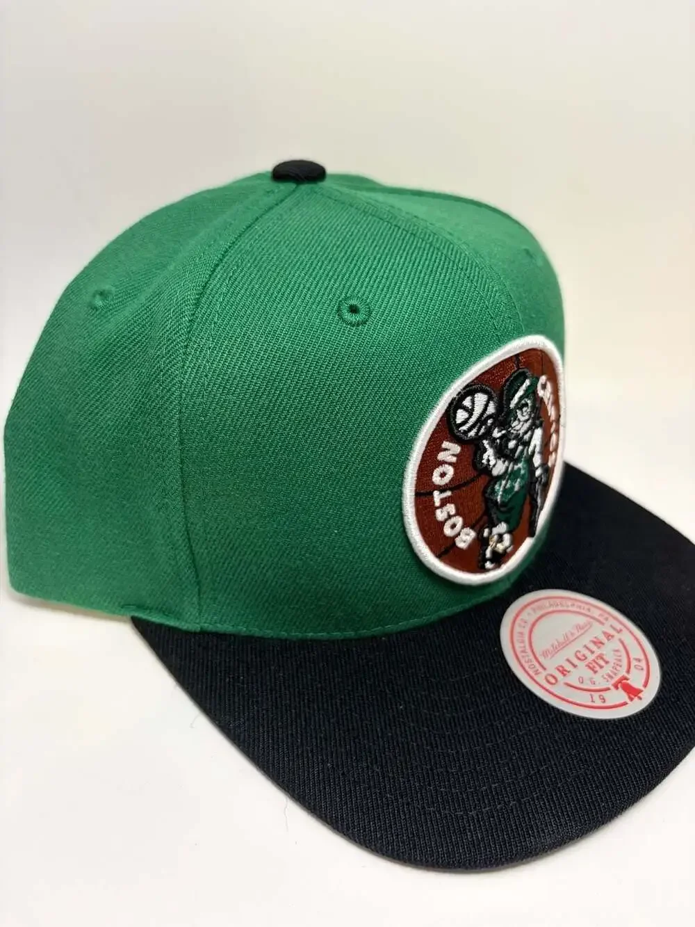 Boston Celtics Kelly Green Hardwood Classics Team 2 Tone 2.0 Snapback Hat,
